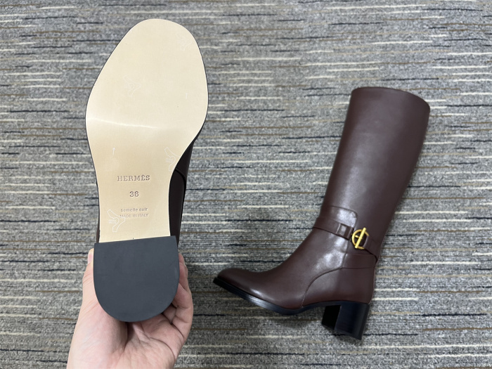 Women H*ermes Top Boot