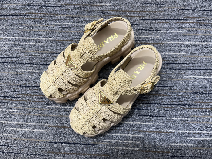 Women P*rada Top Quality Sandals