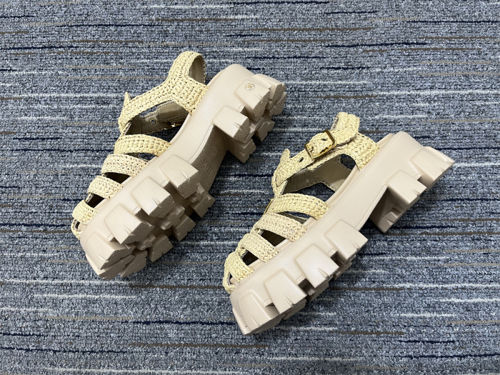 Women P*rada Top Quality Sandals