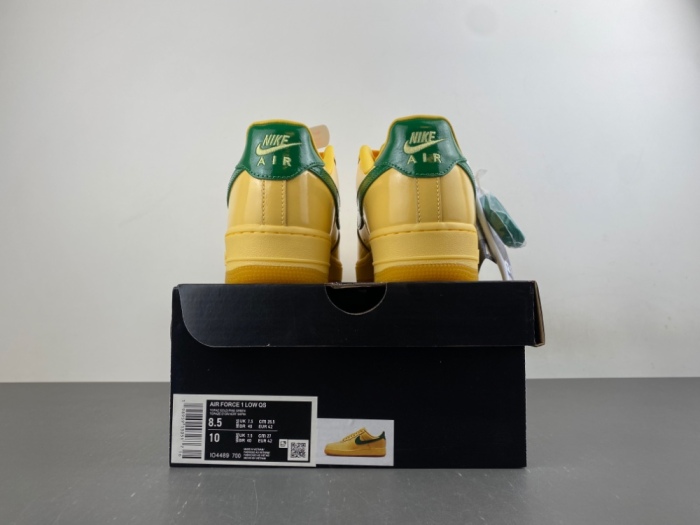 N*ike  A*ir F*orce 1  Low 'Patent Leather Topaz Gold'  IO4489-700