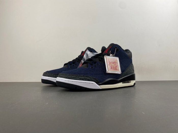 Air Jordan 3 x  Levi's® Indigo and Gym Red IH7959-400