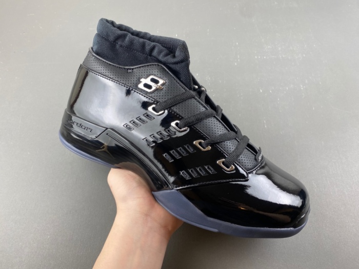 A*ir J*ordan 17 Low “Black Patent”  IV7640-001
