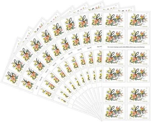 2018 Love Flourishes 5 Booklets 100pcs