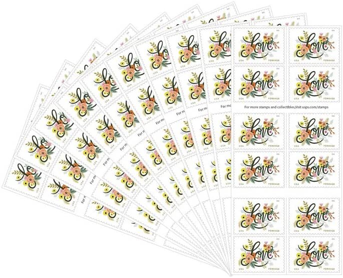2018 Love Flourishes 5 Booklets 100pcs