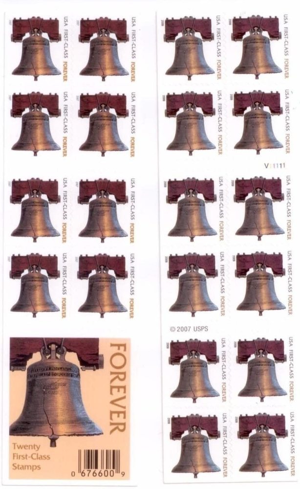 2008 Liberty Bell 5 Booklets 100pcs