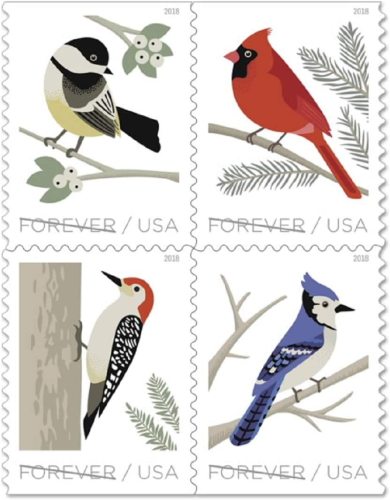 2018 Featuring Birds 5 Booklets 100pcs
