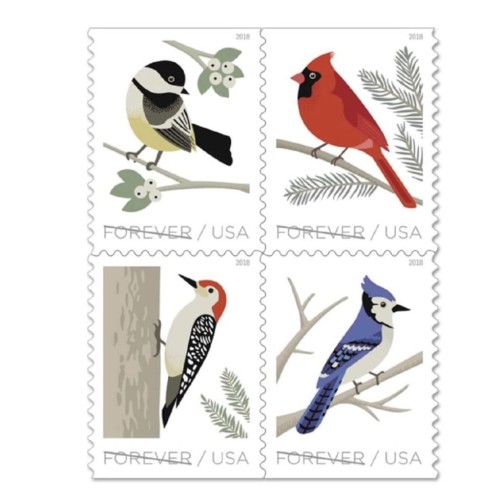 2018 Featuring Birds 5 Booklets 100pcs