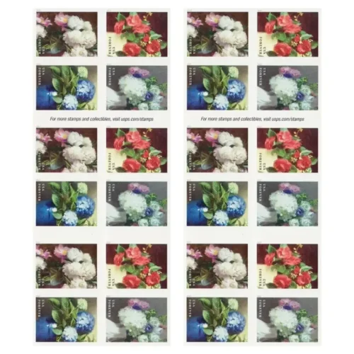 2017 Garden Flowers 5 Booklets 100pcs