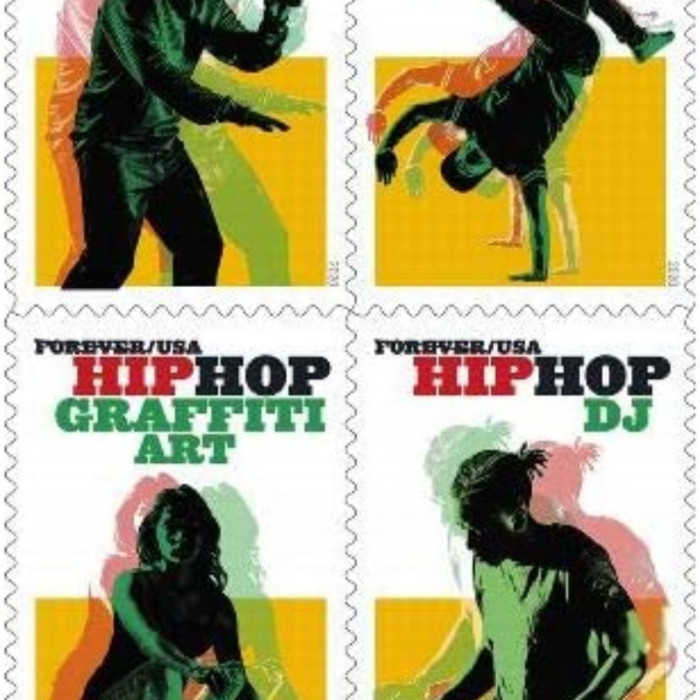 Hip Hop Celebrating 2020, 5 sheet of 20, 100 pcs