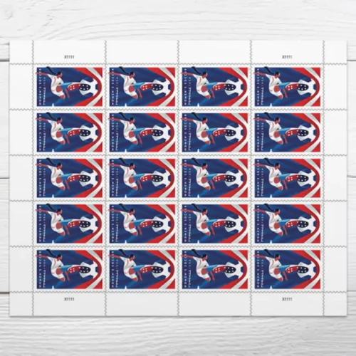 Women football 5 sheets of 20, 100 pcs