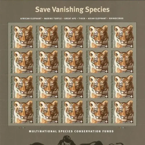 Save Vanishing Species 2011, 5 Booklets 100pcs