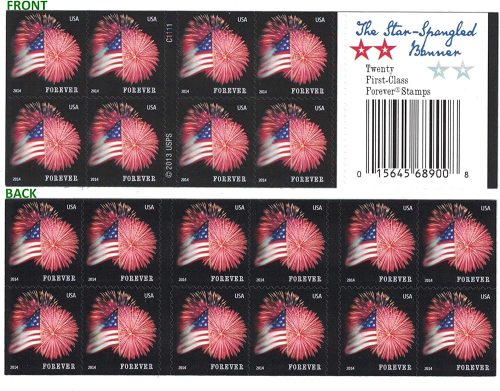 2014 Star Spangled 5 Booklets 100pcs