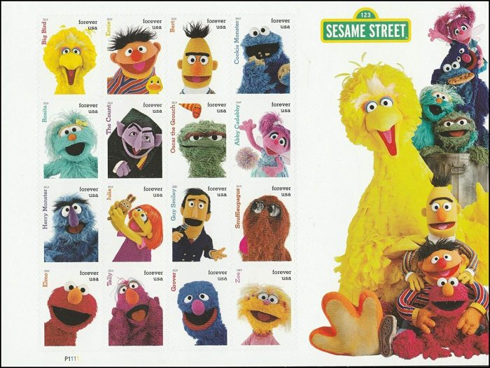 Sesame Street 2019, 5 Booklets 100pcs