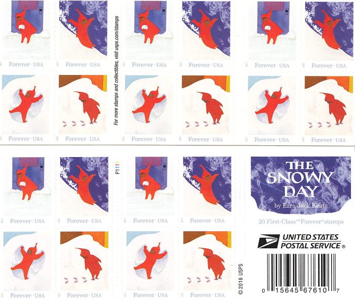 2017 Snowy Day 5 Booklets 100pcs