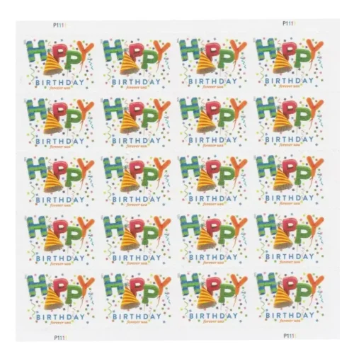 2021  Happy Birthday  5 Booklets 100pcs