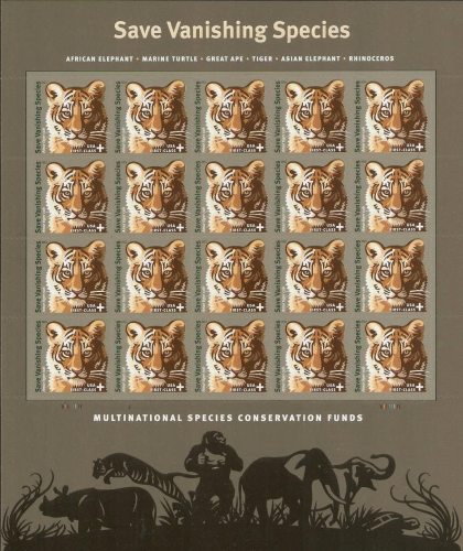 Save Vanishing Species 2011, 5 Booklets 100pcs