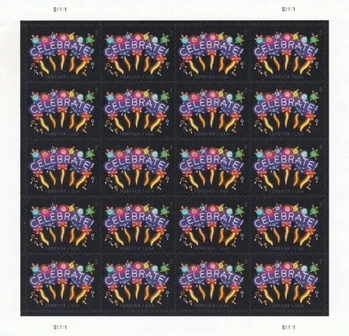 2015 CELEBRATE, 5 sheets of 20, total 100pcs