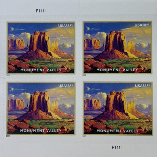 Monument Valley  Priority 5 Pane of 4pcs, $8.95