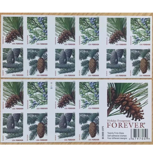 2010 holiday evergreens 5 books of 20PCS, total 100pcs