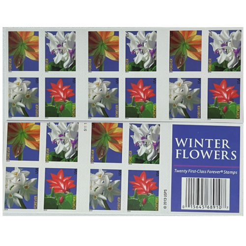 2014 winter flowers 5 books of 20PCS, total 100pcs