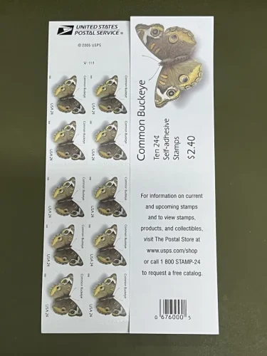 Common Buckeye 10 Books of 10, 100pcs