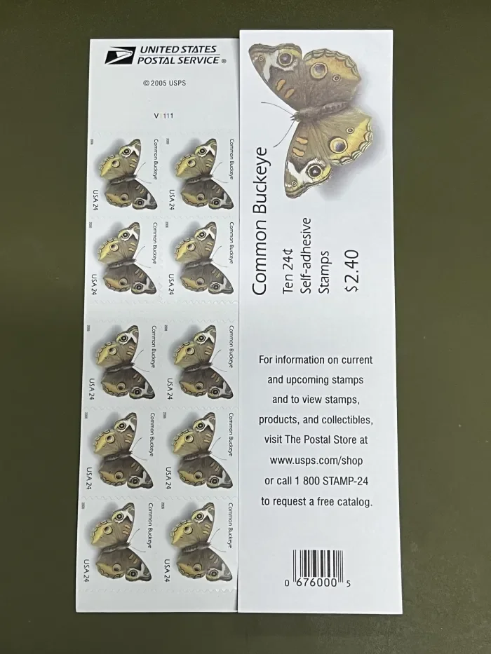 Common Buckeye 10 Books of 10, 100pcs