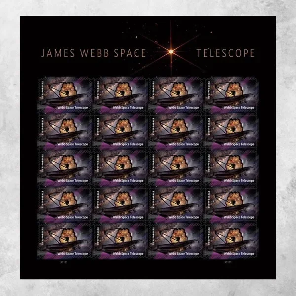 James Webb Space Telescope, 5 Sheets of 20,100 PCS