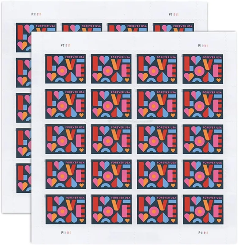 2021 LOVE  5 Booklets 100plp