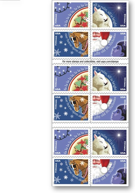 Christmas Carols - 5 Books of 20， 100pcs