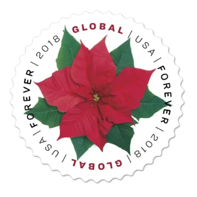 2018 Global Poinsettia 10 Booklets 100pcs