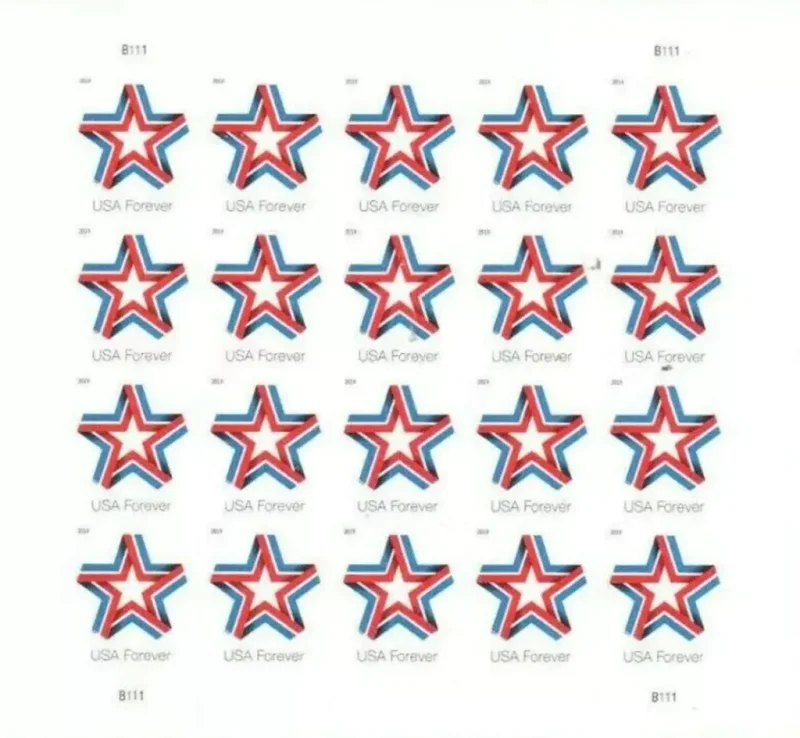 2019 Star Ribbon 5 Booklets 100pcs