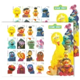 2019 Sesame Street - 5 Sheet of 16, 80pcs