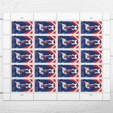 Women football  5 sheets of 20, 100 pcs