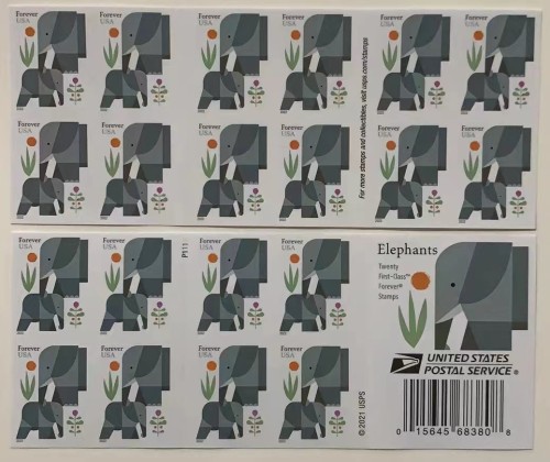 elephant 5 Books of 20pcs,total 100pcs 
