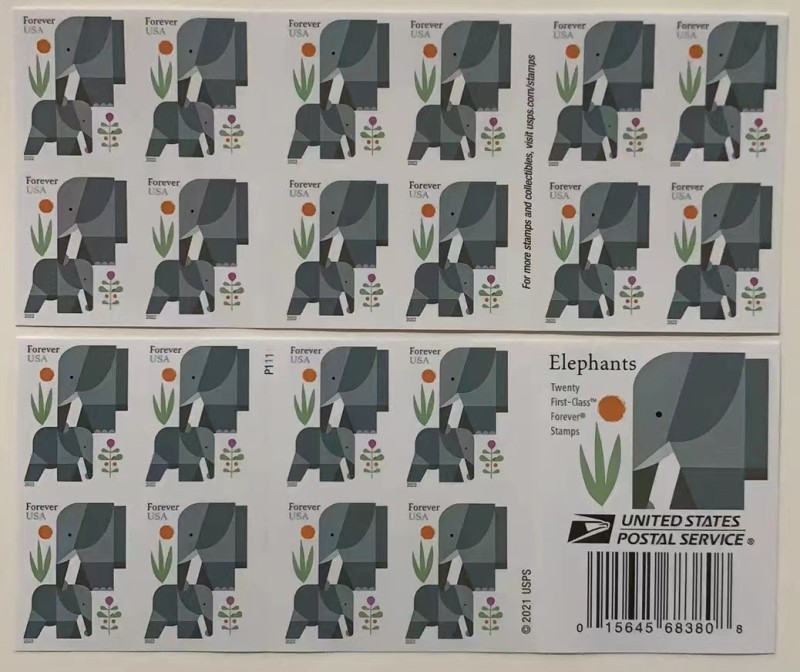 elephant 5 Books of 20pcs,total 100pcs 