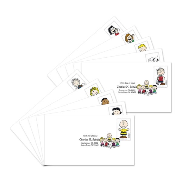 5 Sheets of 20 ,Made for Charles M. Schulz 100 pcs
