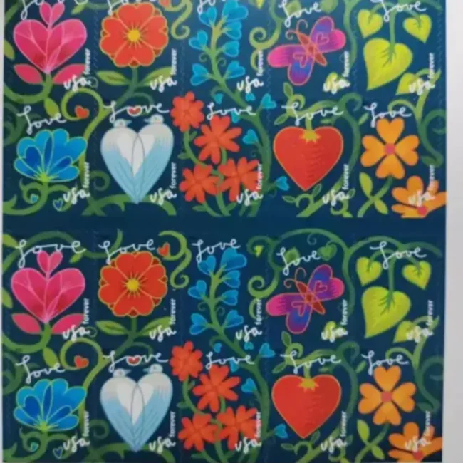 2011 flower birds Love 5 Books of 20,total 100pcs