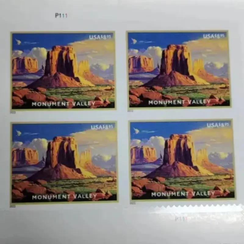 Monument Valley # 5666 Priority 5 Pane of 4pcs $8.95 20pcs