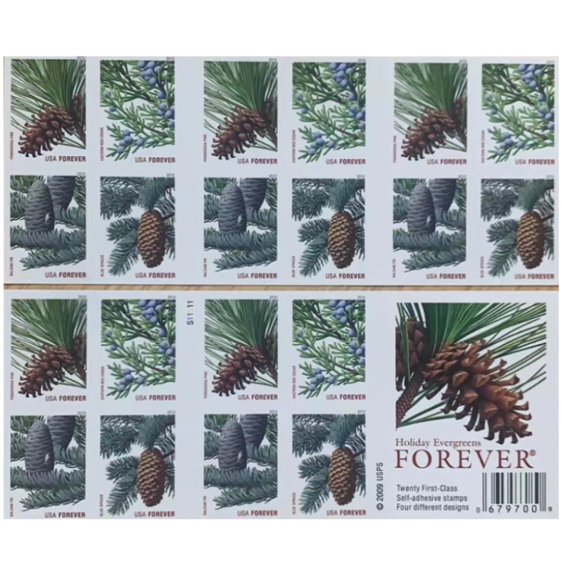 2010 holiday evergreens 5 books of 20PCS, total 100pcs