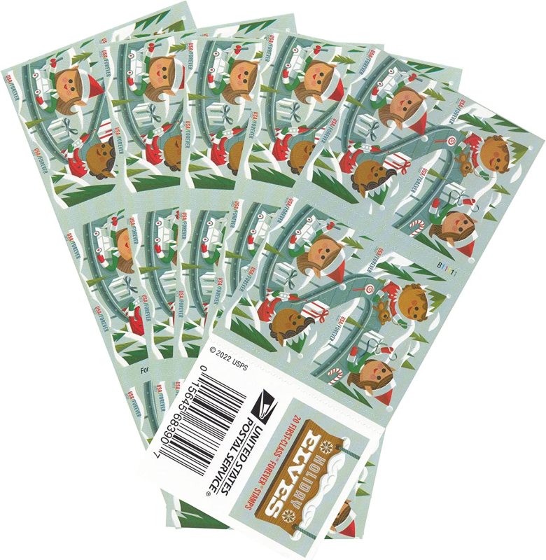 2022 Holiday Elves  5 sheets 100pcs