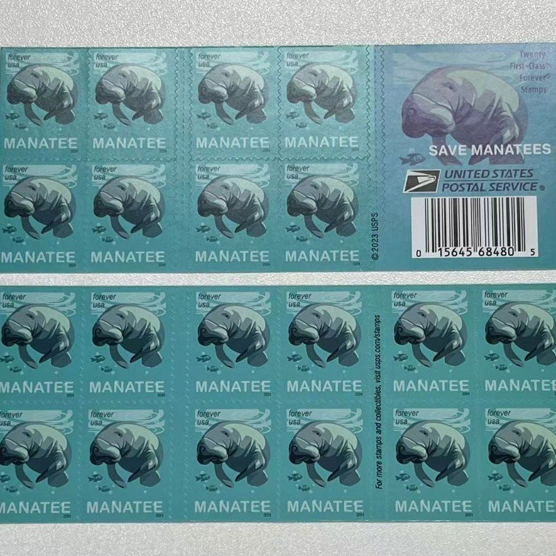 2024 Save Manatees 5 books of 20PCS, total 100pcs