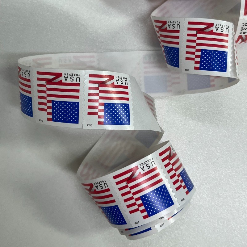 2018 flags forever stamps,1 Roll of 100pcs