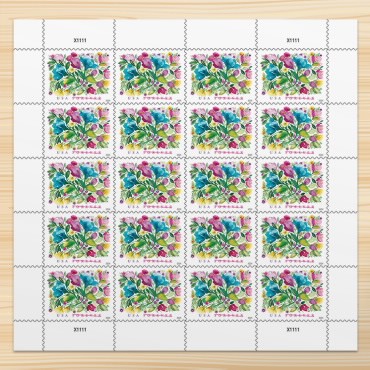 2024 Celebration Blooms 5 books of 20PCS, total 100pcs