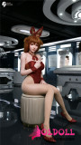 人造人RZRDOLL 2021年発表最新作品 160cm Eカップ NO.14ヘッド 等身大 フルシリコン製ドール