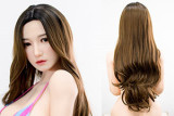 TOPSINO 164cm Eカップ  ＃T1D 米悠ヘッド 宣伝画像RRS+メイク シリコン製ドール 等身大 ダッチワイフ リアルドール