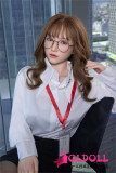 TOPSINO 164cm Eカップ  ＃T1D 米悠ヘッド 宣伝画像RRS+メイク シリコン製ドール 等身大 ダッチワイフ リアルドール