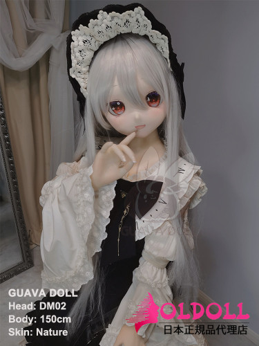 Guavadoll（グアバドール） 150cm Dカップ GCO03ヘッド ビニール（PVC）ヘッド+TPEボディ 1：1 等身大フィギュア ジョイントM16 他社と交換可能 138-150ＣＭのボディに適用 ナチュラル肌色