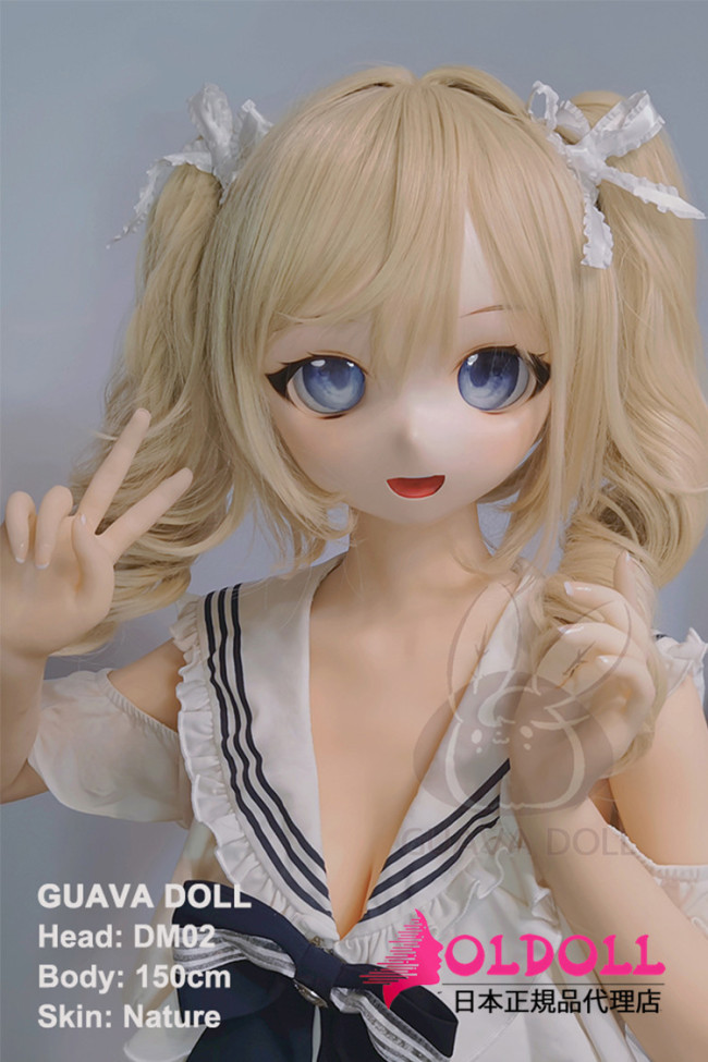 Guavadoll（グアバドール） 150cm Dカップ DM02ヘッド ビニール（PVC）ヘッド+TPEボディ 1：1 等身大フィギュア ジョイントM16 他社と交換可能 138-150ＣＭのボディに適用 ナチュラル肌色