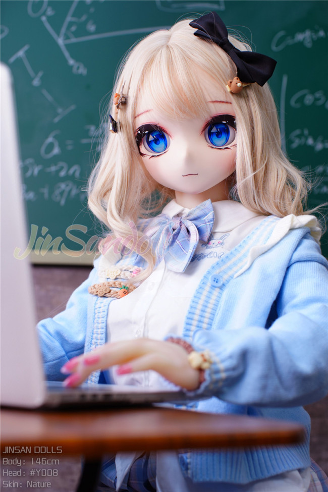 wmdoll 146cm Cカップ#Y008ヘッド アニメドール ソフトビニール製(pvc)ヘッド+TPE製ボディ 等身大ィギュア 可愛い人形