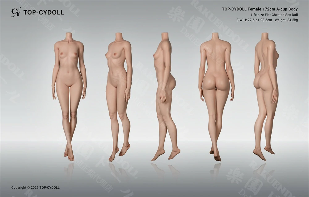 TOP-CYdoll 172cm Aカップ rabudo ru ヌード 三面図 リアル